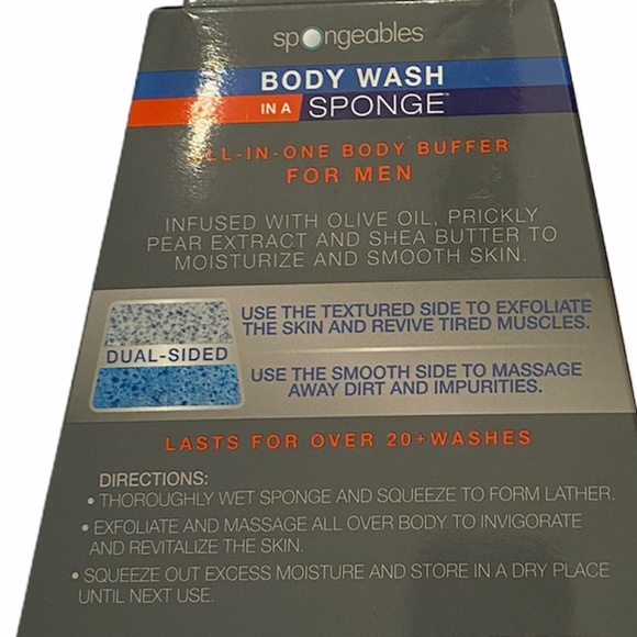 Spongeable Body Wash in a Sponge 4-in-1 for Men - Picture 5 of 6